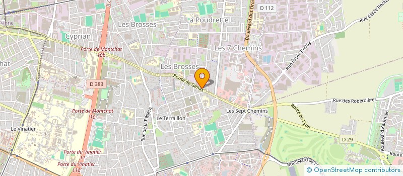 localisation de l'entreprise MONSIEUR EZZEDINE NAZIH  VAULX-EN-VELIN