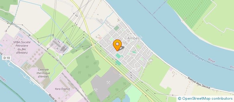 localisation de l'entreprise MONSIEUR EZZEDINE REZGANI  AMBES