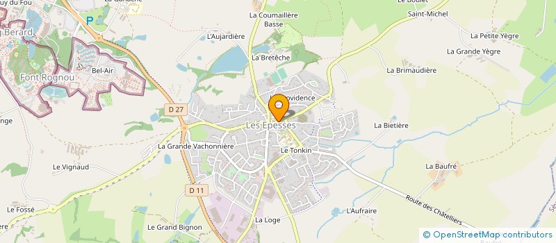 localisation de l'entreprise MONSIEUR EZZELDIN MAHADI ALI  LES EPESSES