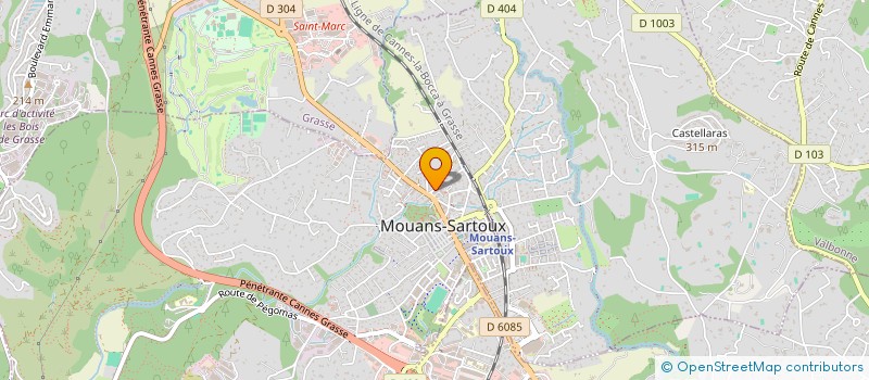 localisation de l'entreprise MONSIEUR EZZENNOUR SOLTANI à MOUANS-SARTOUX