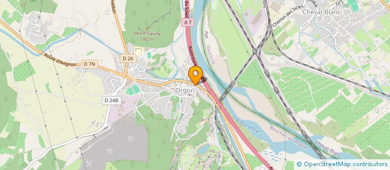 localisation de l'entreprise MONSIEUR EZZIDUNE EL MERSNI  ORGON