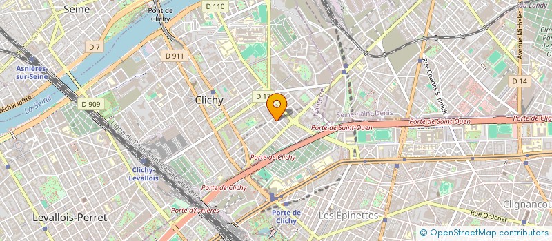 localisation de l'entreprise MONSIEUR EZZOUBIR KODAD à CLICHY