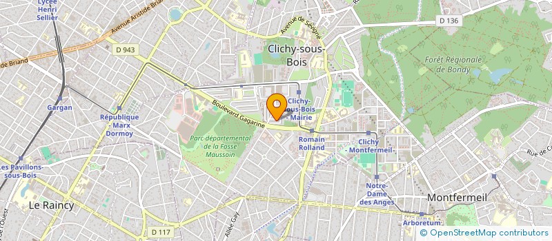 localisation de l'entreprise MONSIEUR FAADHIL AUCKBARAULLEE  CLICHY-SOUS-BOIS