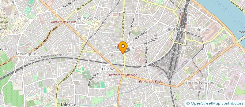 localisation de l'entreprise MONSIEUR FAAKOURY DIAGANA  BORDEAUX