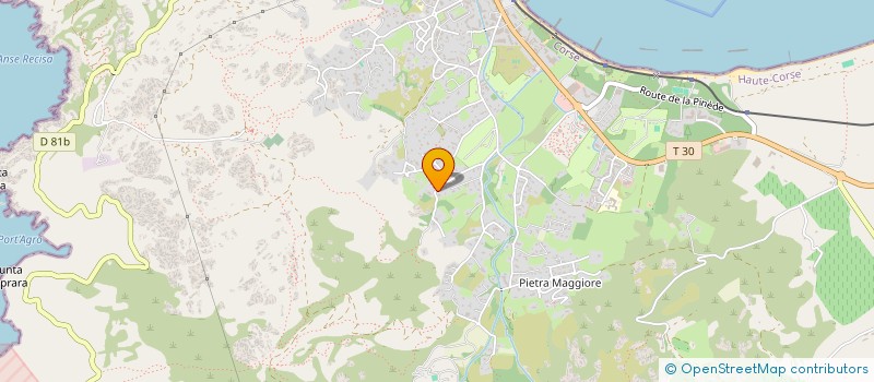 localisation de l'entreprise MONSIEUR FABBIO MARGARUCCI à CALVI