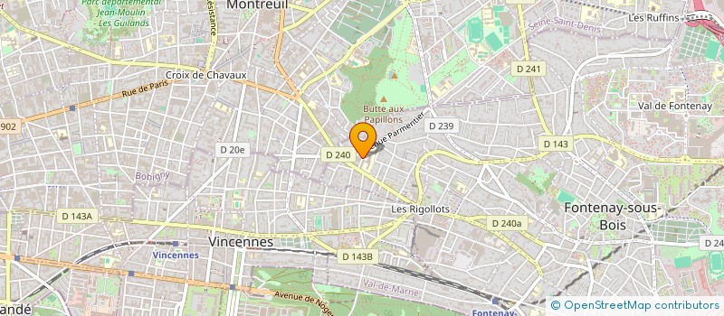 localisation de l'entreprise MONSIEUR FABIAN BARADUC à FONTENAY-SOUS-BOIS