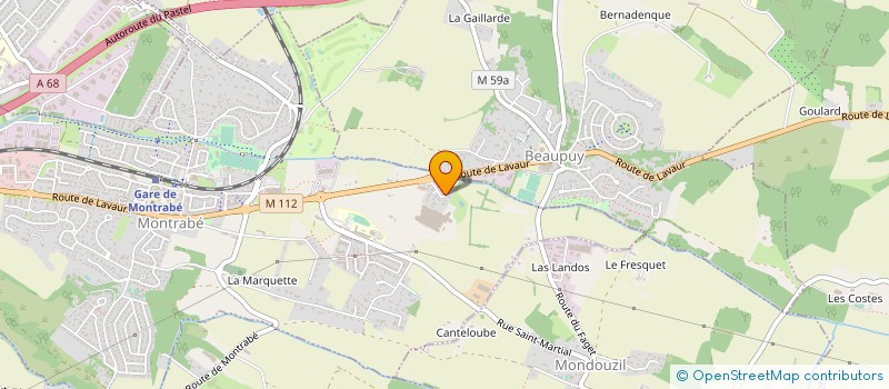 localisation de l'entreprise MONSIEUR FABIAN BARCHILON  MONTRABE