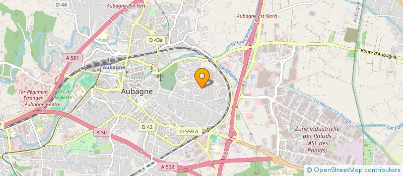 localisation de l'entreprise MONSIEUR FABIAN BEAUVAIS  AUBAGNE