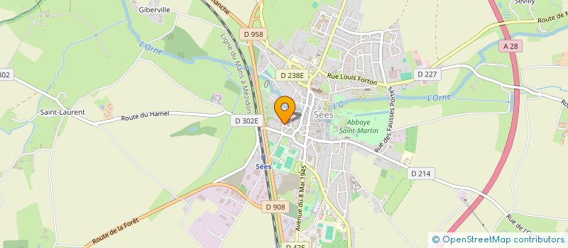 localisation de l'entreprise MONSIEUR FABIAN BELIN  SEES