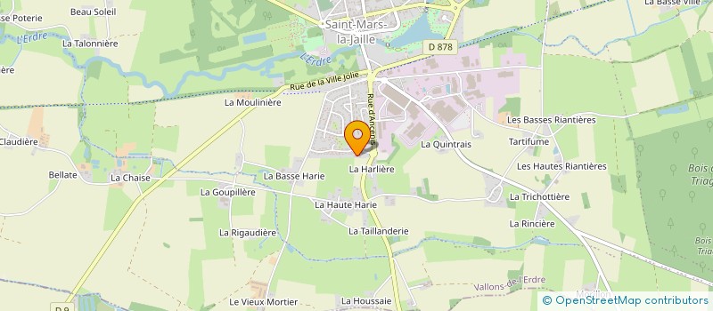 localisation de l'entreprise MONSIEUR FABIAN BIAUMET à VALLONS-DE-L'ERDRE