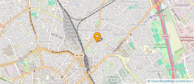 localisation de l'entreprise MONSIEUR FABIAN BRUNA à TOULOUSE