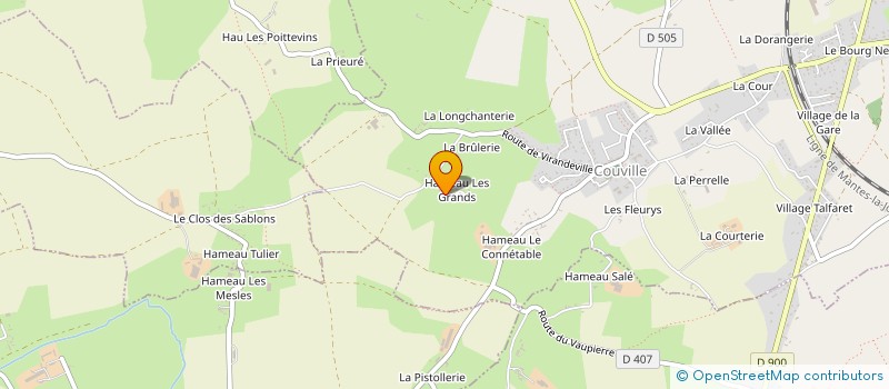 localisation de l'entreprise MONSIEUR FABIAN CAPLOT  COUVILLE