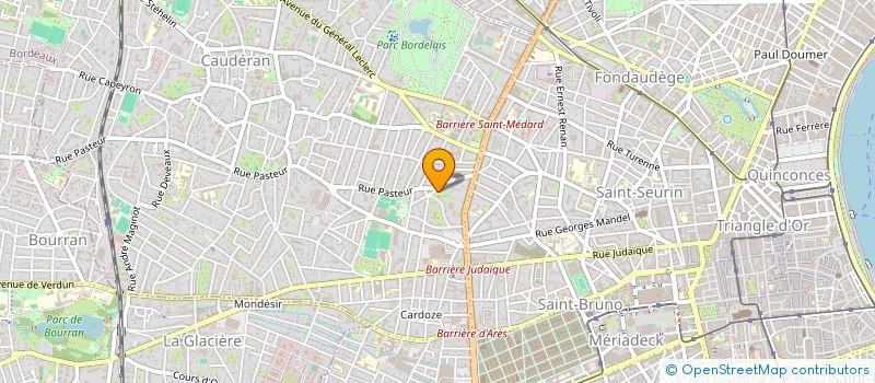 localisation de l'entreprise MONSIEUR FABIAN CARTON  BORDEAUX