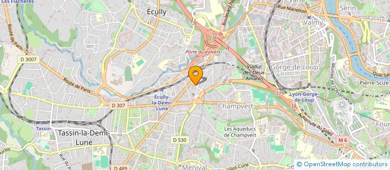 localisation de l'entreprise MONSIEUR FABIAN CHOUQUET  ECULLY