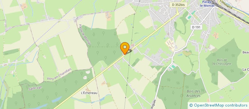 localisation de l'entreprise MONSIEUR FABIAN COMANDINI  PARAY-LE-MONIAL