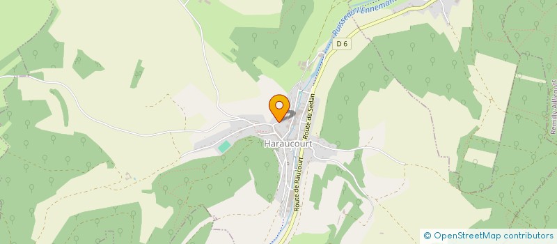 localisation de l'entreprise MONSIEUR FABIAN DEBART  HARAUCOURT