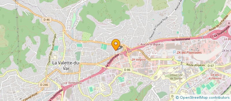 localisation de l'entreprise MONSIEUR FABIAN DEGEILH  LA VALETTE-DU-VAR