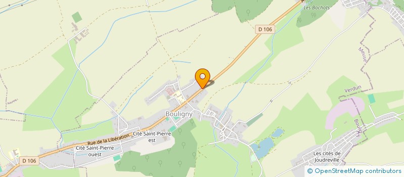 localisation de l'entreprise MONSIEUR FABIAN DEVRIENDT à BOULIGNY