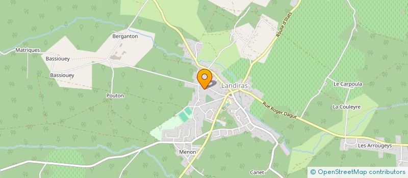 localisation de l'entreprise MONSIEUR FABIAN FLORIN  LANDIRAS