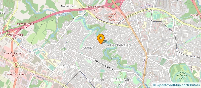 localisation de l'entreprise MONSIEUR FABIAN GOURDON à ORVAULT