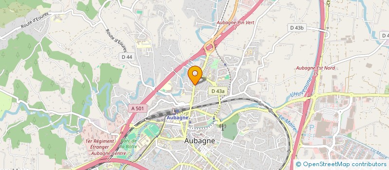 localisation de l'entreprise MONSIEUR FABIAN HERAULT  AUBAGNE