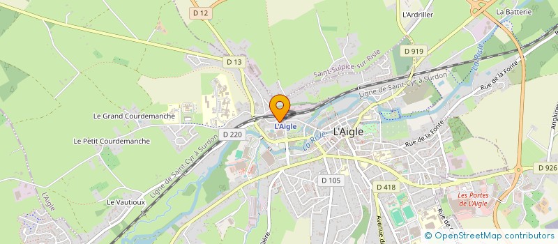 localisation de l'entreprise MONSIEUR FABIAN-IONUT FARCAU à L'AIGLE