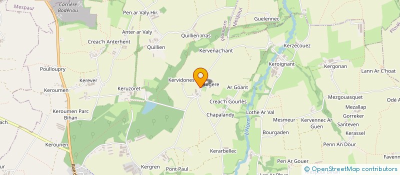 localisation de l'entreprise MONSIEUR FABIAN KERLEROUS  PLOUVORN