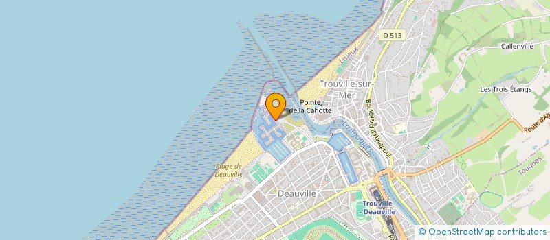 localisation de l'entreprise MONSIEUR FABIAN LEBEAU  DEAUVILLE