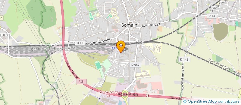 localisation de l'entreprise MONSIEUR FABIAN LECLERCQ  SOMAIN