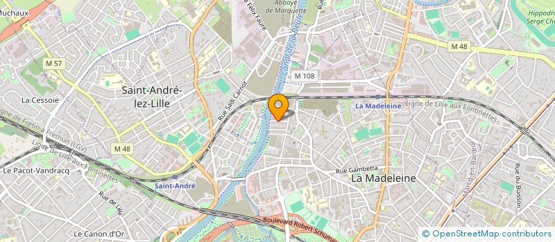 localisation de l'entreprise MONSIEUR FABIAN LOSSA à LA MADELEINE