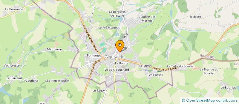 localisation de l'entreprise MONSIEUR FABIAN MARTERER à AIGURANDE