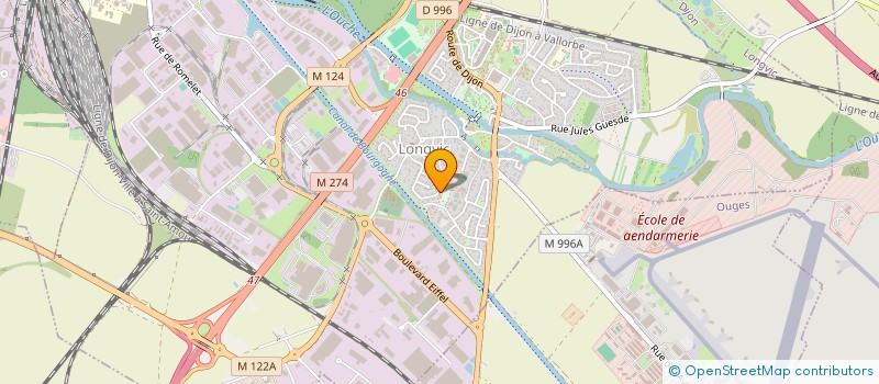 localisation de l'entreprise MONSIEUR FABIAN MASSON  LONGVIC