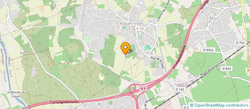 localisation de l'entreprise MONSIEUR FABIAN MONNOYEUR  AIGUES-VIVES