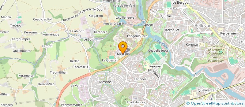 localisation de l'entreprise MONSIEUR FABIAN PENFEUNTUN à BREST