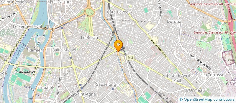 localisation de l'entreprise MONSIEUR FABIAN POUGET à TOULOUSE