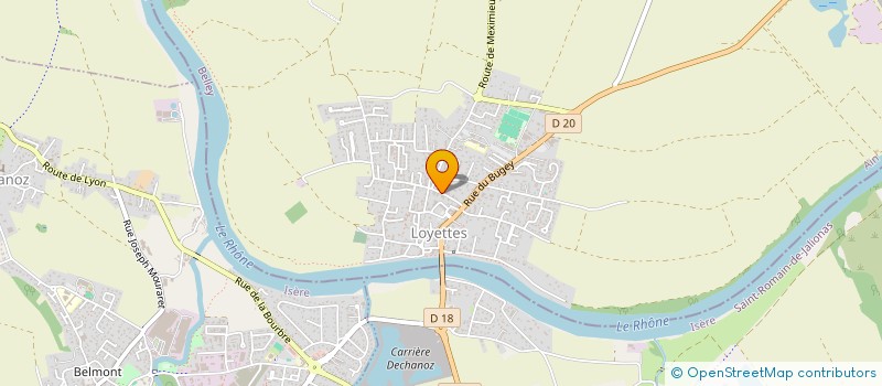 localisation de l'entreprise MONSIEUR FABIAN PRIEUX  LOYETTES