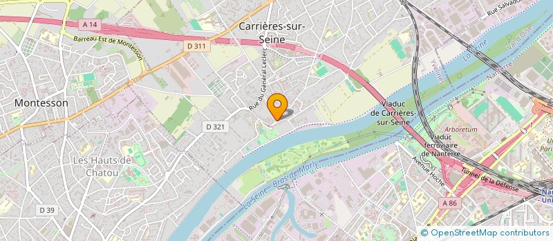 localisation de l'entreprise MONSIEUR FABIAN RIBAUX à CARRIERES-SUR-SEINE