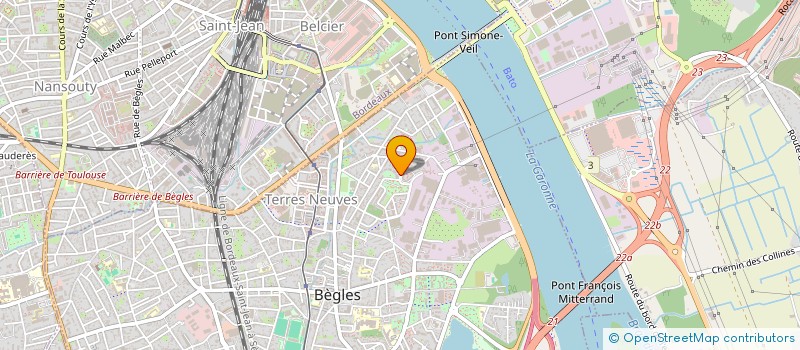 localisation de l'entreprise MONSIEUR FABIAN RODRIGUEZ  BEGLES