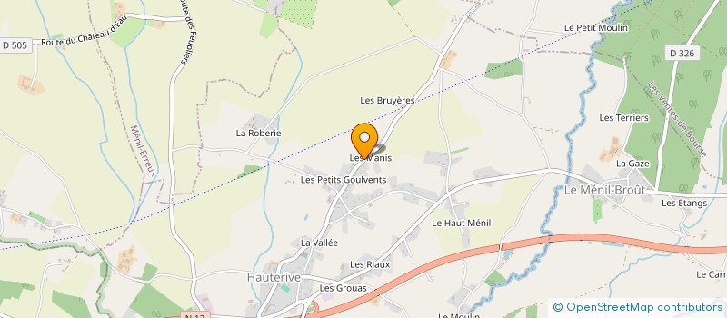 localisation de l'entreprise MONSIEUR FABIAN THOMASSIN à HAUTERIVE