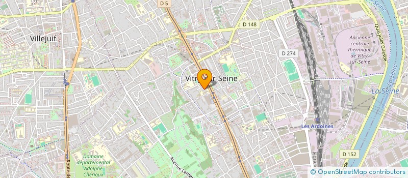 localisation de l'entreprise MONSIEUR FABIEN ABADIAS à VITRY-SUR-SEINE