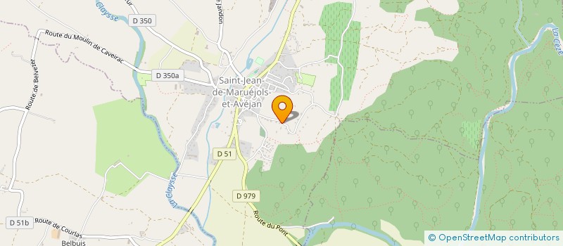 localisation de l'entreprise MONSIEUR FABIEN ABRIC  SAINT-JEAN-DE-MARUEJOLS-ET-AVEJAN