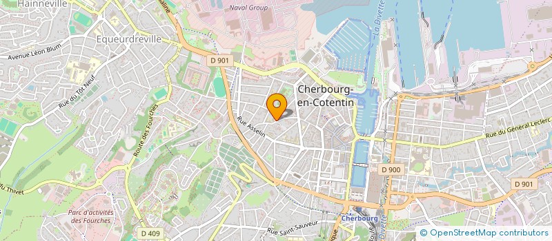 localisation de l'entreprise MONSIEUR FABIEN ADAM  CHERBOURG-EN-COTENTIN