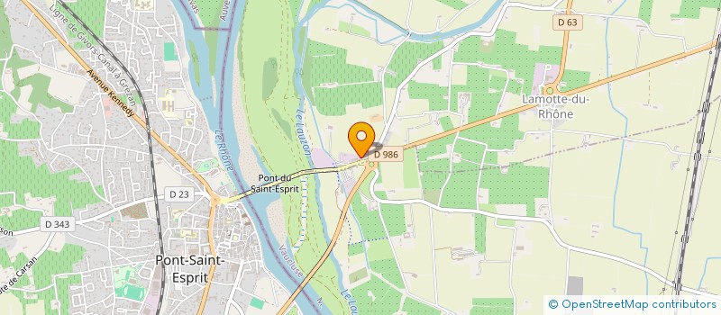 localisation de l'entreprise MONSIEUR FABIEN AIMIER  LAMOTTE-DU-RHONE