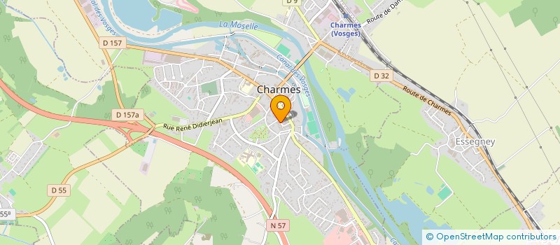 localisation de l'entreprise MONSIEUR FABIEN ALBERT  CHARMES