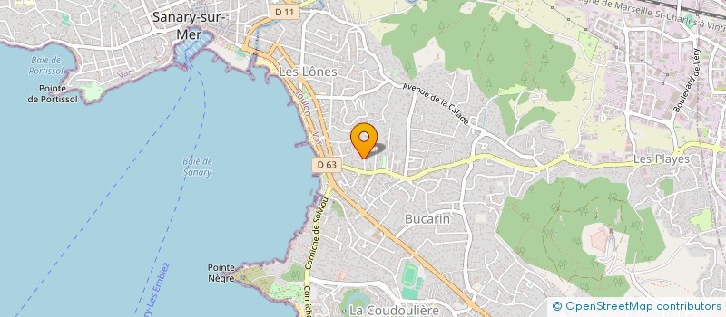 localisation de l'entreprise MONSIEUR FABIEN ALCARAZ à SIX-FOURS-LES-PLAGES