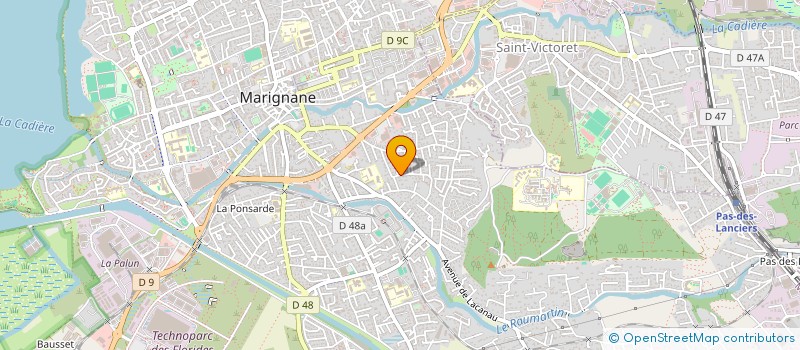 localisation de l'entreprise MONSIEUR FABIEN ALESI  MARIGNANE