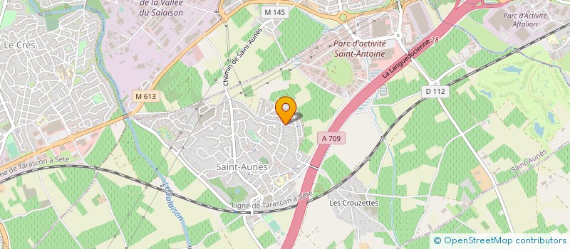 localisation de l'entreprise MONSIEUR FABIEN ALINAT à SAINT-AUNES