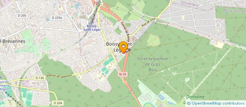 localisation de l'entreprise MONSIEUR FABIEN ALIX à BOISSY-SAINT-LEGER