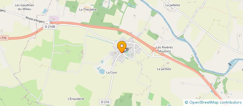 localisation de l'entreprise MONSIEUR FABIEN ALLARD  LE LION D'ANGERS