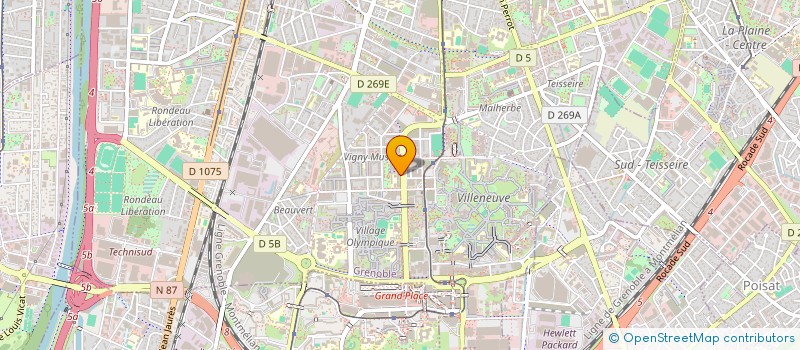 localisation de l'entreprise MONSIEUR FABIEN ALLARD  GRENOBLE